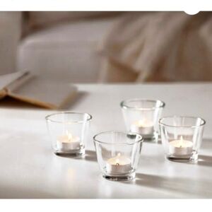 Ikea Galej 4 tealight candle holders - a set of 4